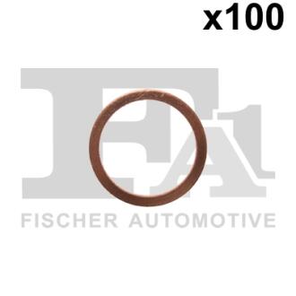 Уплотнительное кольцо / Cu 14,00 x 18,00 x 1,50 Fischer Automotive One (FA1) 347.980.100 (фото 1)