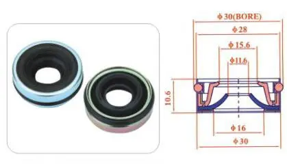 Сальник компрессора кондиционера ZEXEL DKS16H MSG OS80035