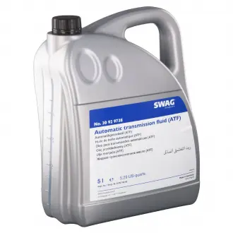Автотрансмиссионное масло (ATF) (желтое) 5L SWAG 30929738