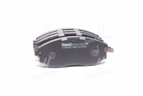 Тормозные колодки дисковые передние MANDO MPD24 (фото 1)