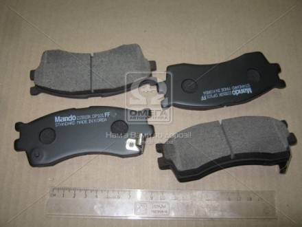 Тормозные колодки дисковые передние MANDO MPK12 (фото 1)