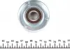 Натяжна ролик, поліклиновий ремінь MAGNETI MARELLI 331316170604 (фото 4)
