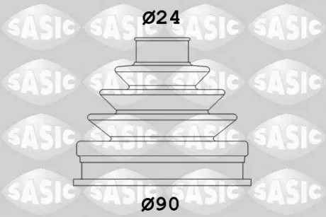 Комплект пылника, приводной вал SASIC 1906047