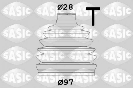 Комплект пылника, приводной вал SASIC 1906061