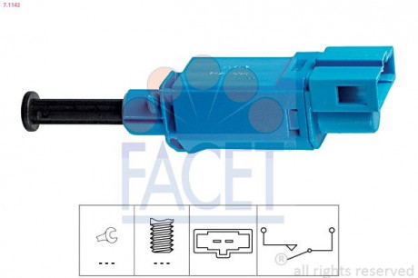 Кришка розподільника запалювання FACET 7.1142