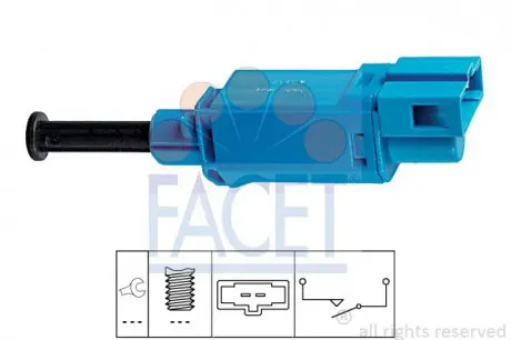 Кришка розподільника запалювання FACET 7.1142