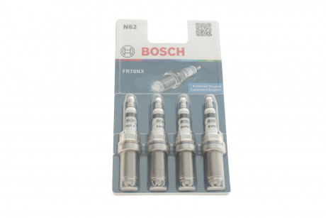 Свічка запалювання FR78NX SUPER 4 BOSCH 0242232815