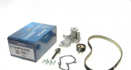 Ременной комплект ГРМ с помпой DAYCO KTBWP9480