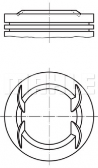 Поршень MB OM611 / OM612 / OM613 MAHLE KNECHT 004 56 02