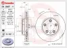 Тормозной диск вентилируемый BREMBO 09.9867.11 (фото 1)