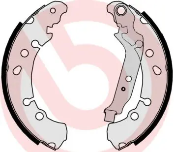 Тормозные колодки барабанные BREMBO S83513