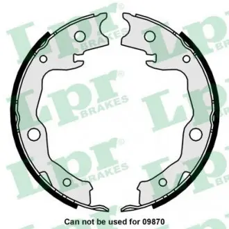 Тормозные колодки барабанные LPR 01034