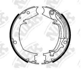 Тормозные колодки барабанные NiBK FN0644