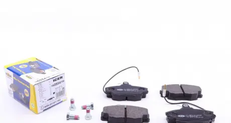 Тормозные колодки дисковые ICER 180554700