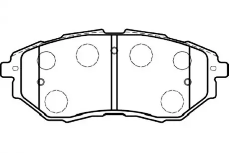 Тормозные колодки дисковые KAVO BP-8020 (фото 1)