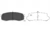 Тормозные колодки дисковые KAVO KBP-9007 (фото 1)