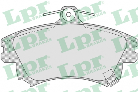 Тормозные колодки дисковые LPR 05P711 (фото 1)