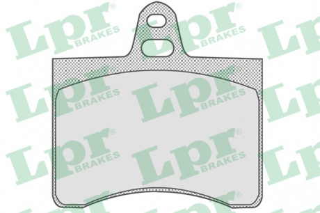 Тормозные колодки дисковые LPR 05P800 (фото 1)
