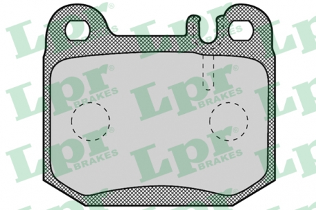 Тормозные колодки дисковые LPR 05P901 (фото 1)