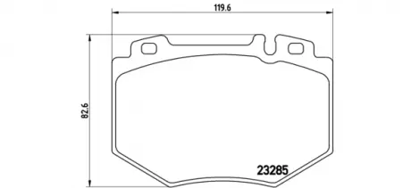 Тормозные колодки дисковые BREMBO P50048
