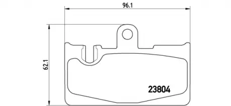 Тормозные колодки дисковые BREMBO P83059 (фото 1)