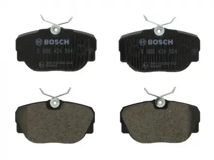 Тормозные колодки дисковые BOSCH 0986424564