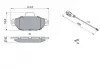 Тормозные колодки дисковые BOSCH 0986424379 (фото 5)