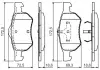 Тормозные колодки дисковые BOSCH 0986424668 (фото 7)