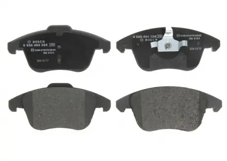 Тормозные колодки дисковые BOSCH 0986494324