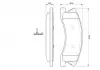 Тормозные колодки дисковые BOSCH 0986424823 (фото 8)
