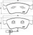 Тормозные колодки дисковые BREMBO P85087 (фото 1)