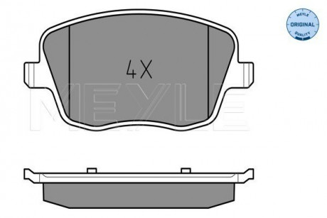 Тормозные колодки дисковые MEYLE 025 235 8118/W (фото 1)