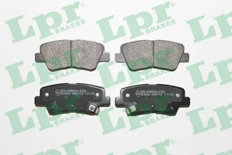 Гальмівні колодки дискові LPR 05P1710