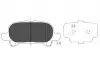 Тормозные колодки дисковые KBP-9119