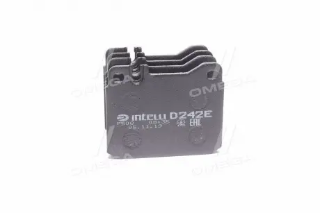 Фото 1 - тормозные колодки дисковые DAFMI / INTELLI D242E Тормозные колодки дисковые DAFMI / INTELLI D242E (фото 1)