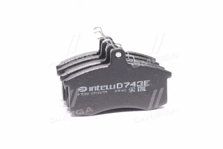 Тормозные колодки дисковые DAFMI / INTELLI D743E