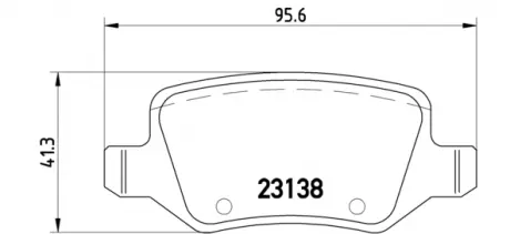 Гальмівні колодки дискові BREMBO P50090