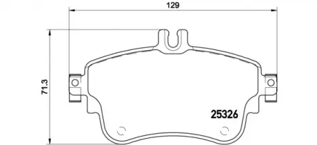 Гальмівні колодки дискові BREMBO P50094 (фото 1)
