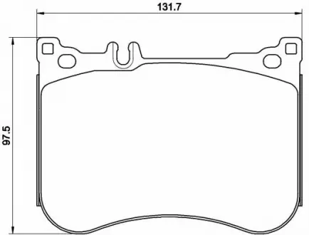 Тормозные колодки дисковые BREMBO P50114