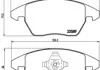 Тормозные колодки дисковые P61076