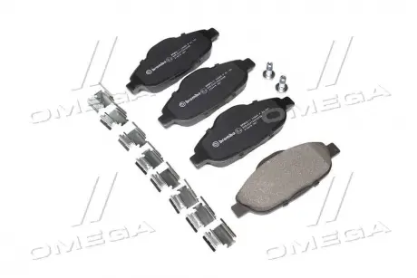 Тормозные колодки дисковые BREMBO P61101
