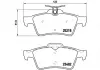 Гальмівні колодки дискові BREMBO P61110 (фото 1)