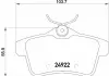 Тормозные колодки дисковые BREMBO P61114 (фото 1)