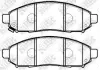 Гальмівні колодки дискові NiBK PN2517 (фото 1)