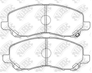 Тормозные колодки дисковые NiBK PN3469
