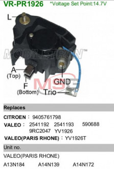 Реле регулятор генератора MOBILETRON VR-PR1926