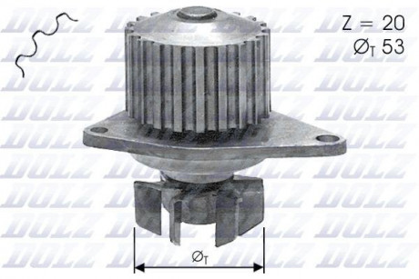 Насос системы охлаждения DOLZ C110