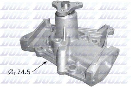 Насос системы охлаждения DOLZ K107