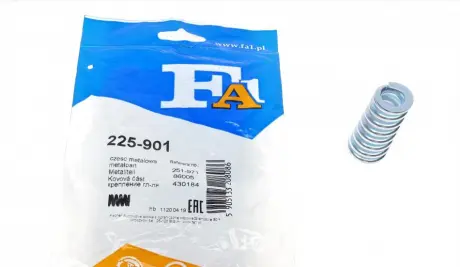 Пружина RENAULT выхл.сист. (Пр-во Fischer) Fischer Automotive One (FA1) 225-901