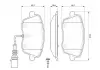 Колодка торм. VW POLO, SEAT IBIZA V передние. BOSCH 0986494105 (фото 4)